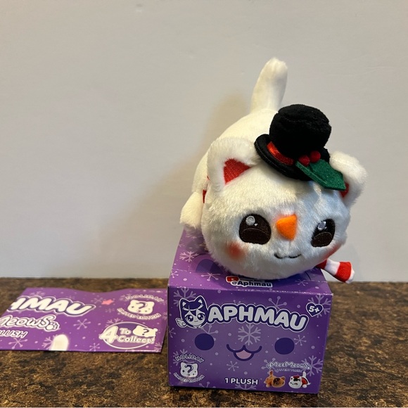 Aphmau Meemeow Holiday 2024 Snowman 6” Plush - Picture 1 of 5